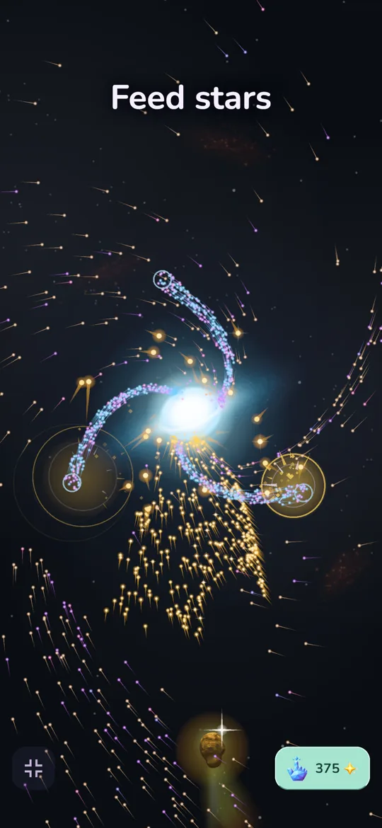 A spiral galaxy pulling in streams of stardust