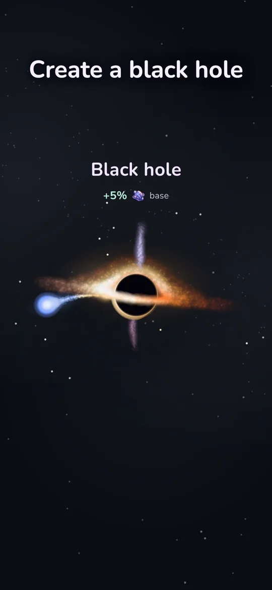 A black hole with a glowing disk of matter